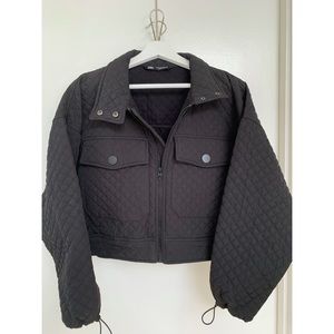 Cropped Zara bomber